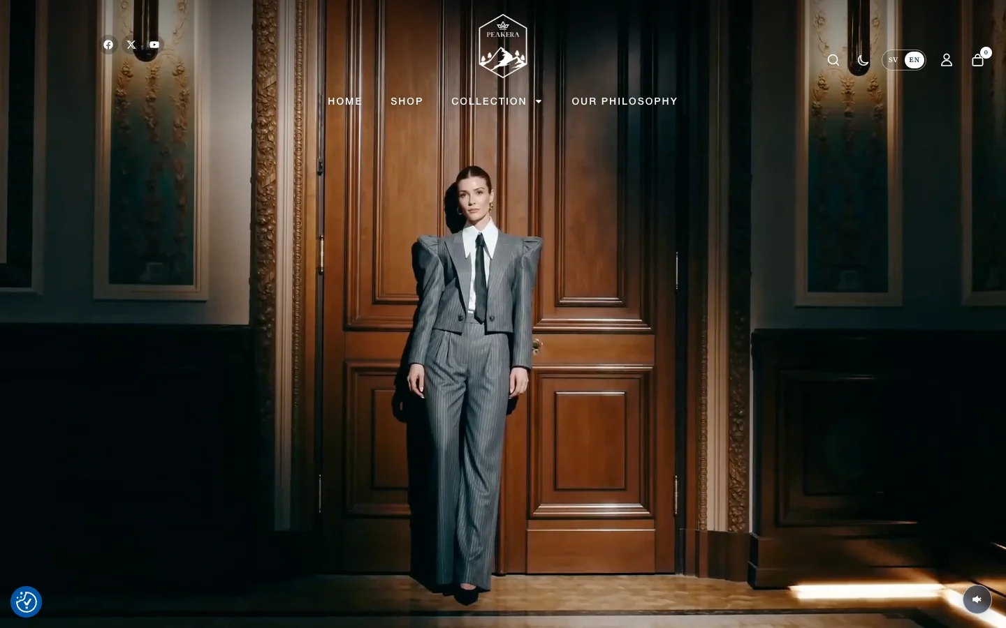 Peakera Fashion womenswear store homepage